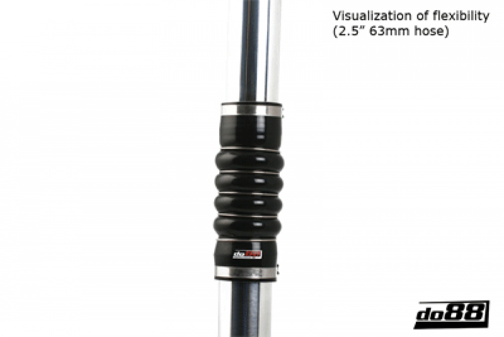 Silicone Hose Black 4-Humps 3,5\'\' (89mm) Silicone Hose Black 4-Humps 3,5\'\' (89mm)