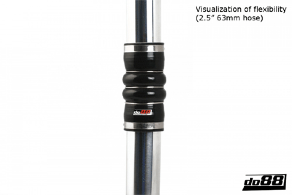 Silicone Hose Black 2-Humps 4\'\' (102mm) Silicone Hose Black 2-Humps 4\'\' (102mm)