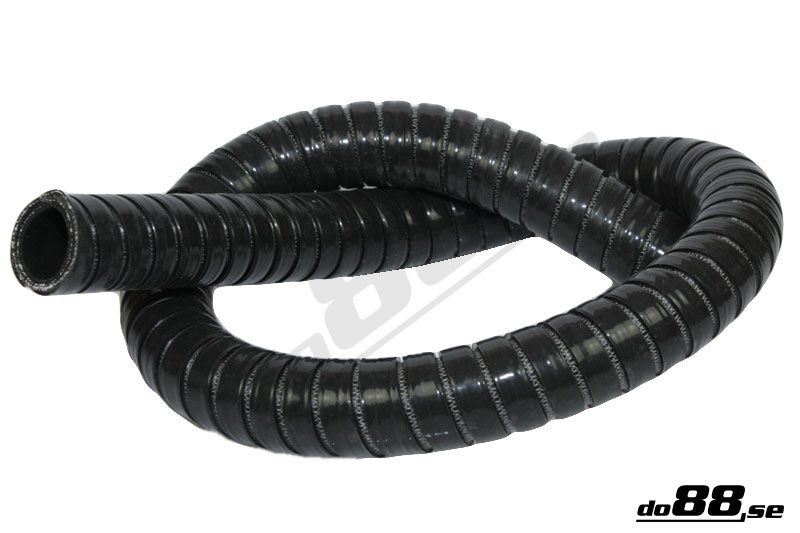 Silicone Hose Black Flexible 1,0'' (25mm), 4 Meter
