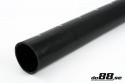 Silicone Hose Black straight length 4,5\'\' (114mm)
