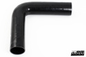 Silicone Hose Black 90 degree long leg 2,75\'\' (70mm) Silicone Hose Black 90 degree long leg 2,75\'\' (70mm)