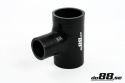 Silicone Hose Black T 2,125\'\' + 1\'\' (54+25mm)