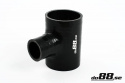 Silicone Hose Black T 2,5\'\' + 1,25\'\' (63+32mm)