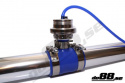Silicone Hose Blue T 2,5\'\' + 1,25\'\' (63+32mm)