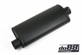Muffler steel Turbo 3'' (76mm) Muffler steel Turbo 3'' (76mm)