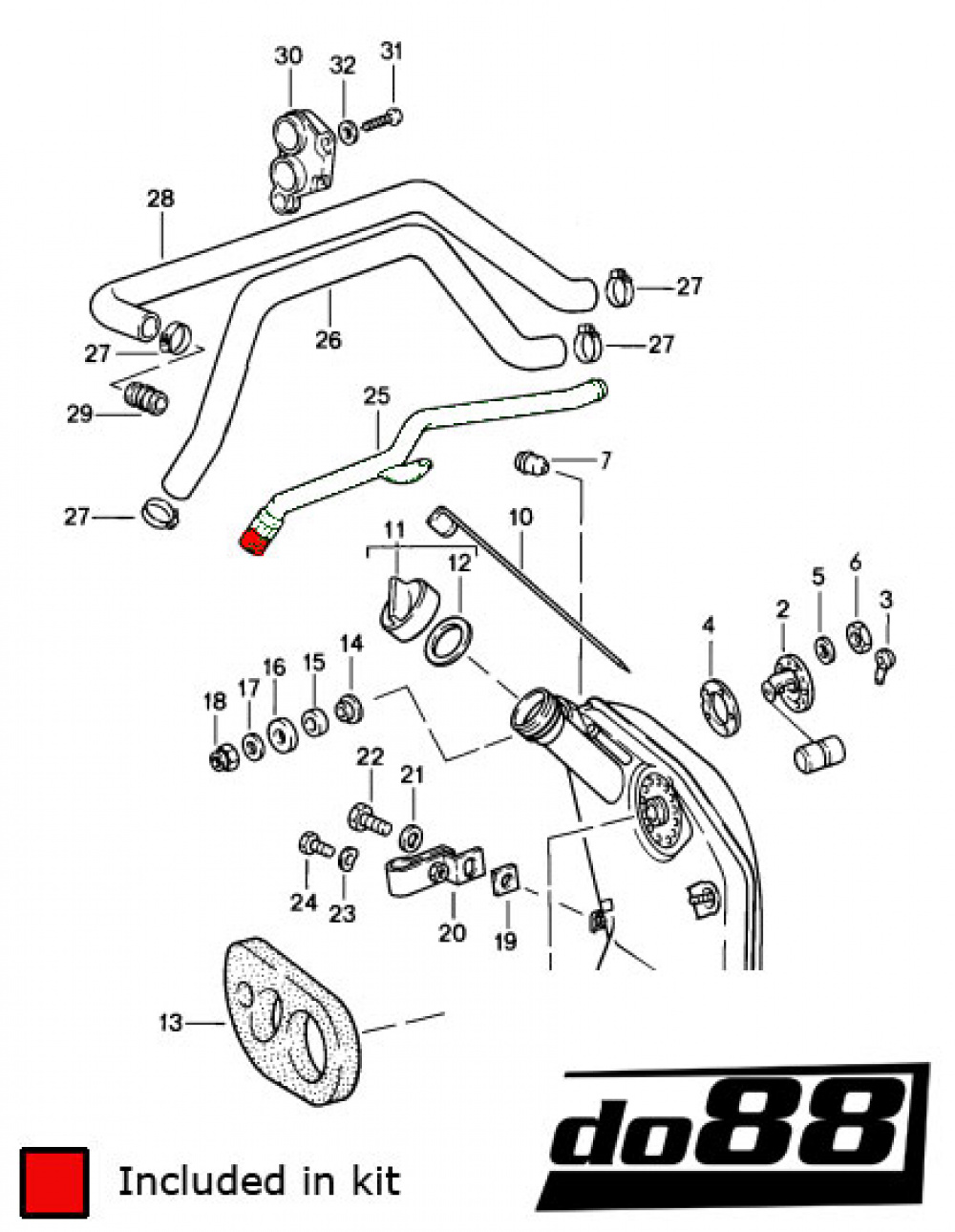 Porsche 930 Turbo Oil hoses Porsche 930 Turbo Oil hoses