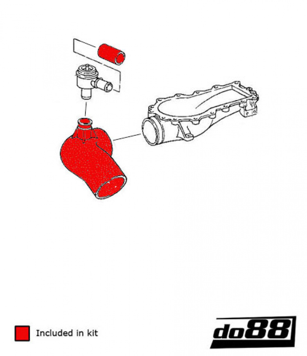 Porsche 964 Turbo Inlet hoses for turbo Porsche 964 Turbo Inlet hoses for turbo