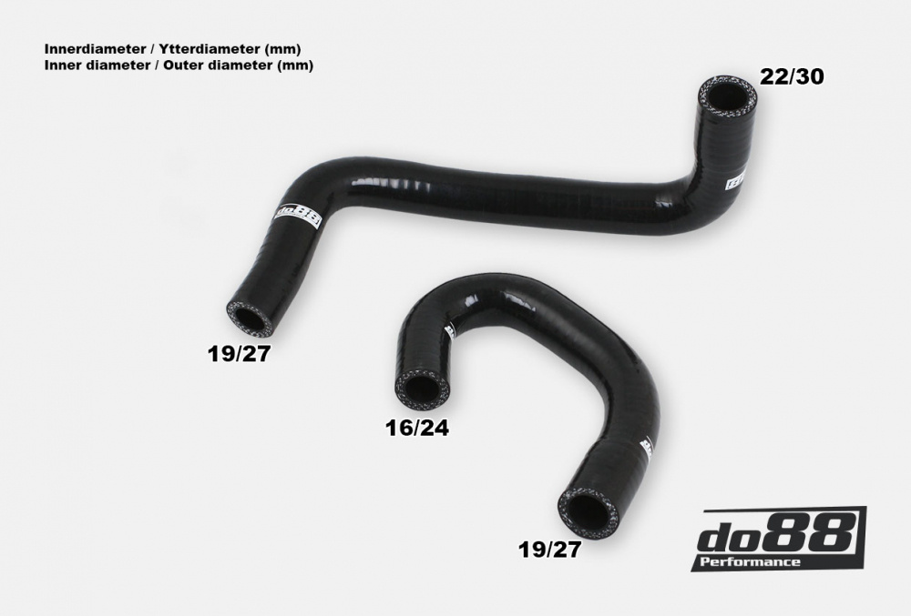 Volvo 240 740 760 780 84-89 Idle valve hoses Black Volvo 240 740 760 780 84-89 Idle valve hoses Black